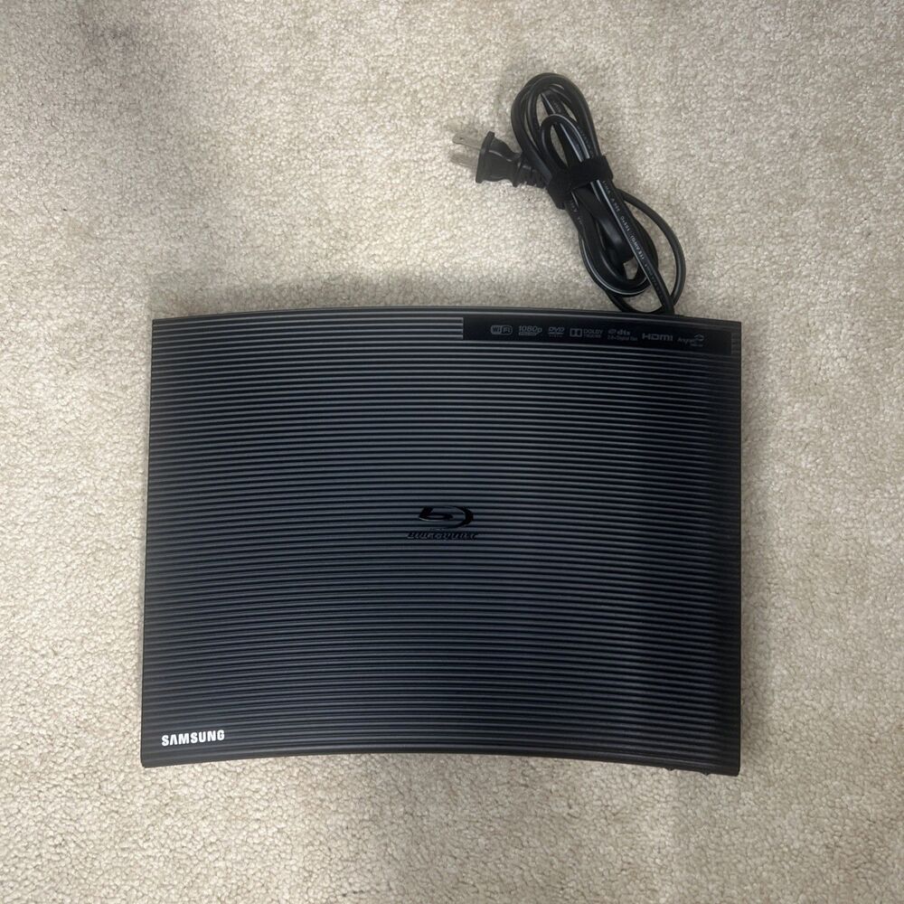 Samsung BD-JM57C Blu Ray DVD Player Curve WiFi Netflix Streaming - NO REMOTE